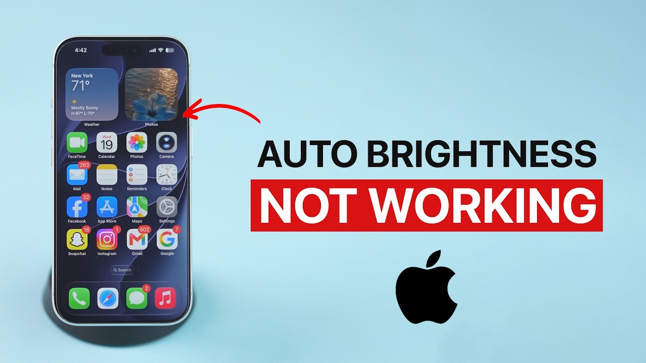 Как исправить автояркость на iPhone, если она не работает?