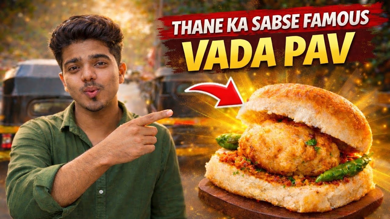 Thane ka famous vada pav 👌🏻😍@KaranMunjalVlogs 