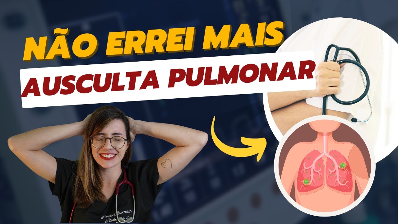 Trabalhe na UTI dominando a  AUSCULTA PULMONAR do seu paciente