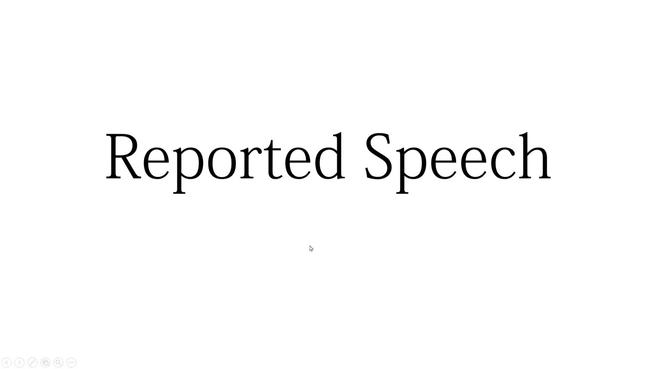Reported Speech ver. หยาบๆ (not rude)