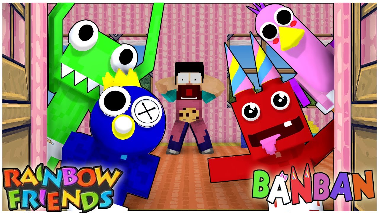 GARTERN OF BANBAN and RAINBOW FRIEND - MINECRAFT ANIMATION