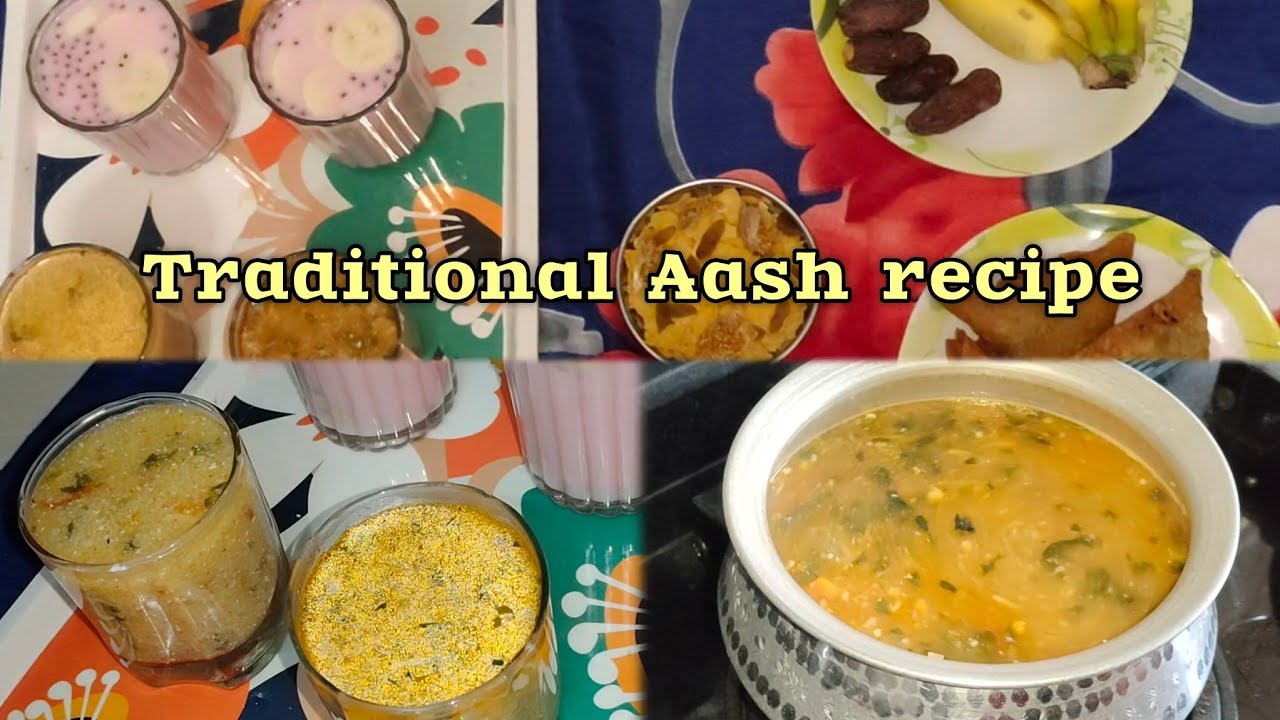 Traditional Aash recipe 💛 Ramzan kareem 🌙