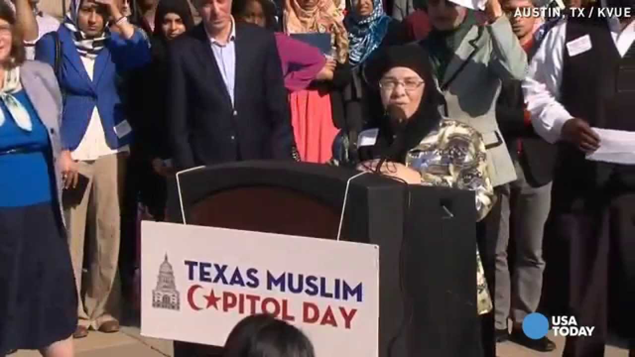 Texas Christians heckle Muslim Capitol Day rally