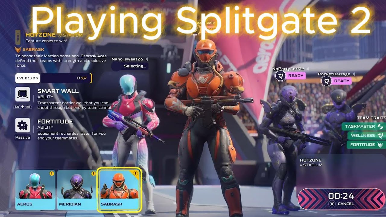 Playing Splitgate