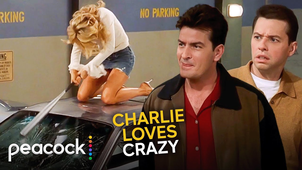 Two and a Half Men | A Woman Destroys Car and Steals Charlie&rsquo;s Heart