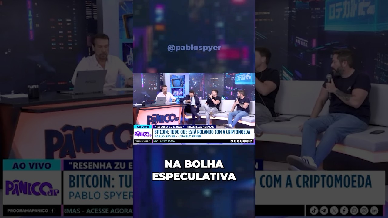 Tulipas e Bitcoin: Pablo Spyer no Programa P&acirc;nico