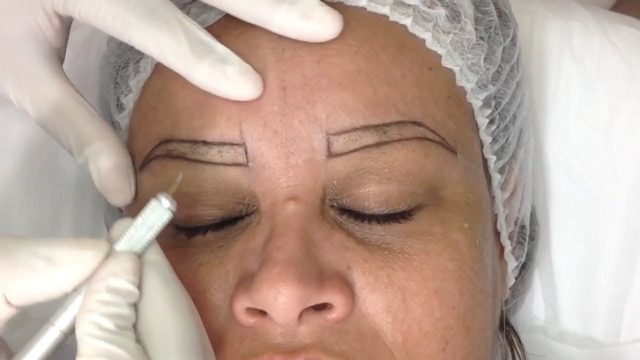 MICROBLADING PASSO A PASSO - FIOS PENTEADOS (parte 1)