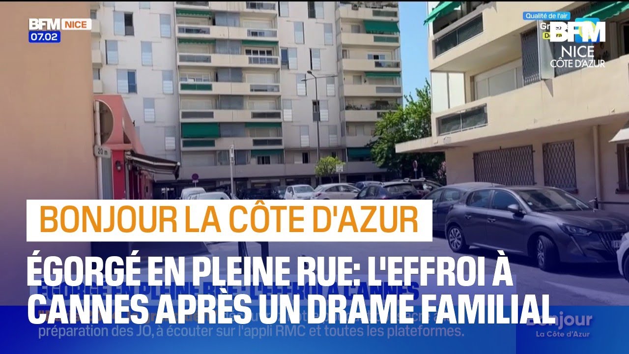 Cannes: l'effroi des habitants après un 