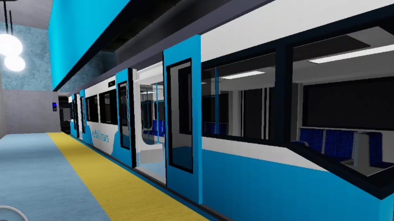 Roblox,Robloxian Automatic Subway 2 - Metro ride from Harbour to East Ship Terminal