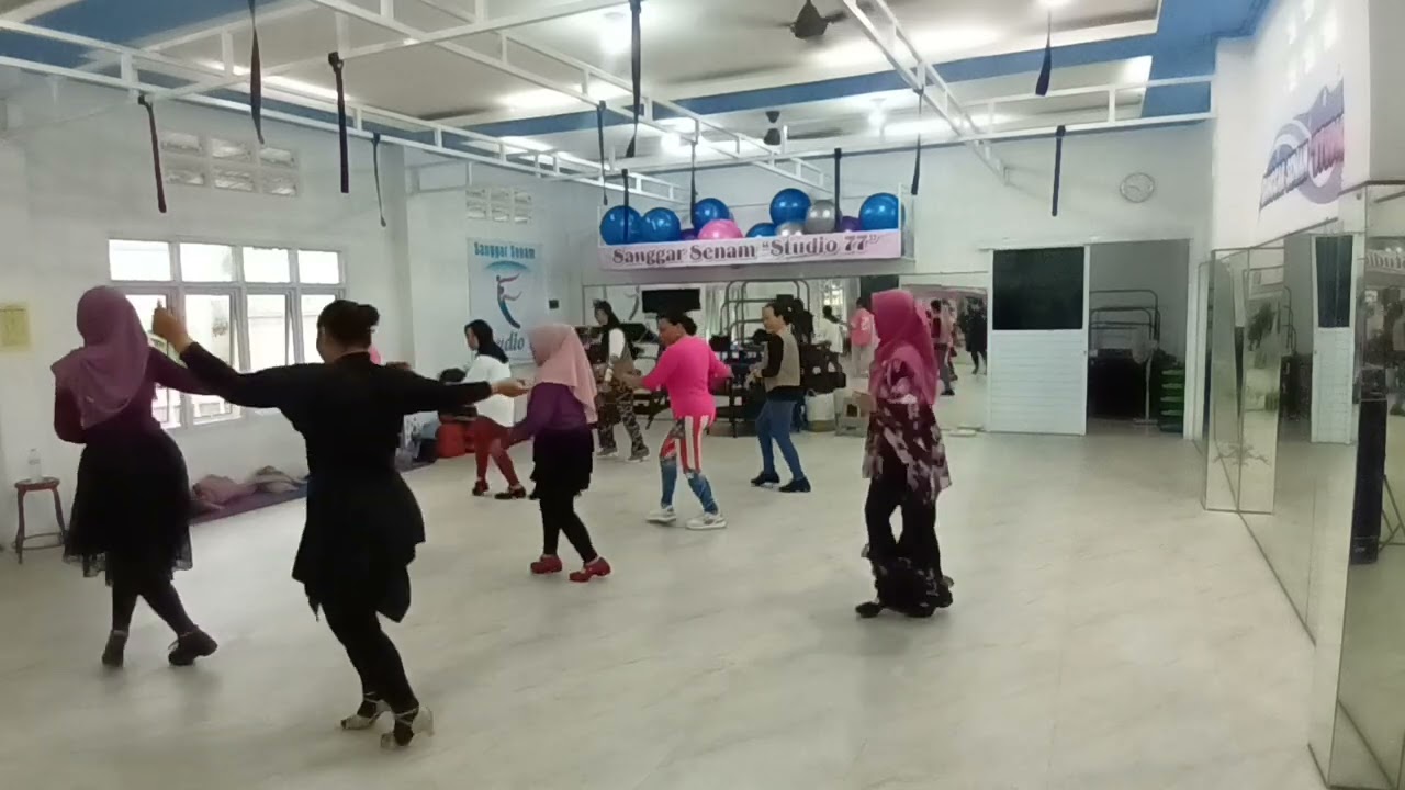 LINEDANCE CLASS PAGI AMBYAR #part11