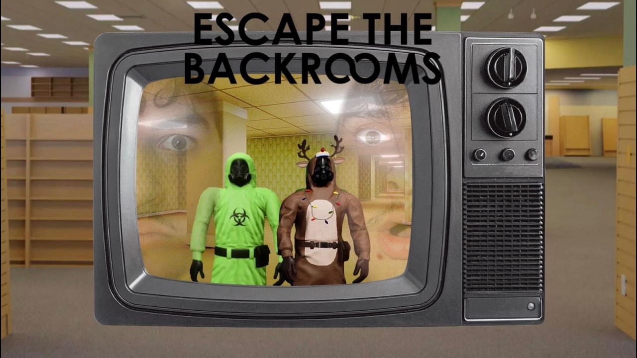 POURSUIVIS A NOUVEAU DANS LES BACKROOMS ( Escape The Backrooms)