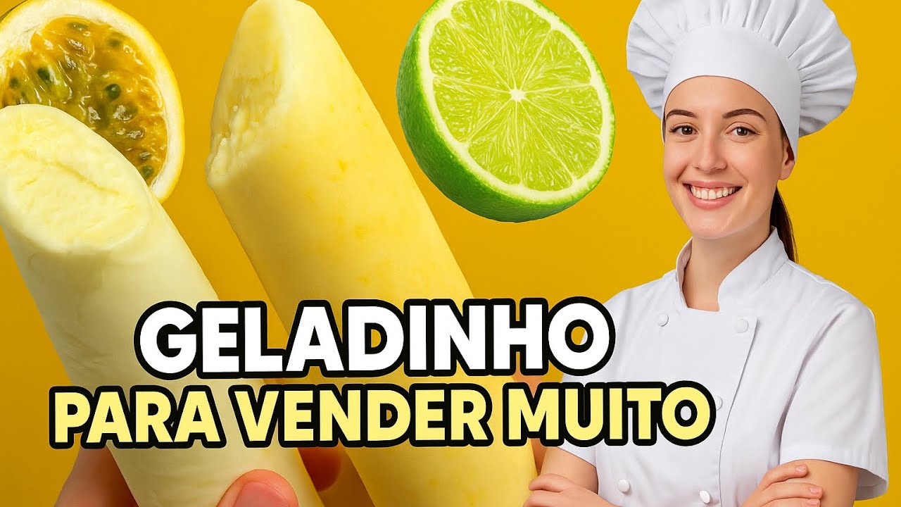 Geladinho Gourmet Musse de Maracujá e Musse de Limão 