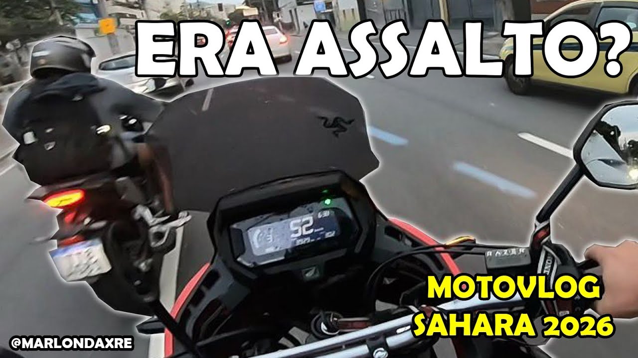 ERA ASSALTO? - Motovlog SAHARA 2026 no RJ 