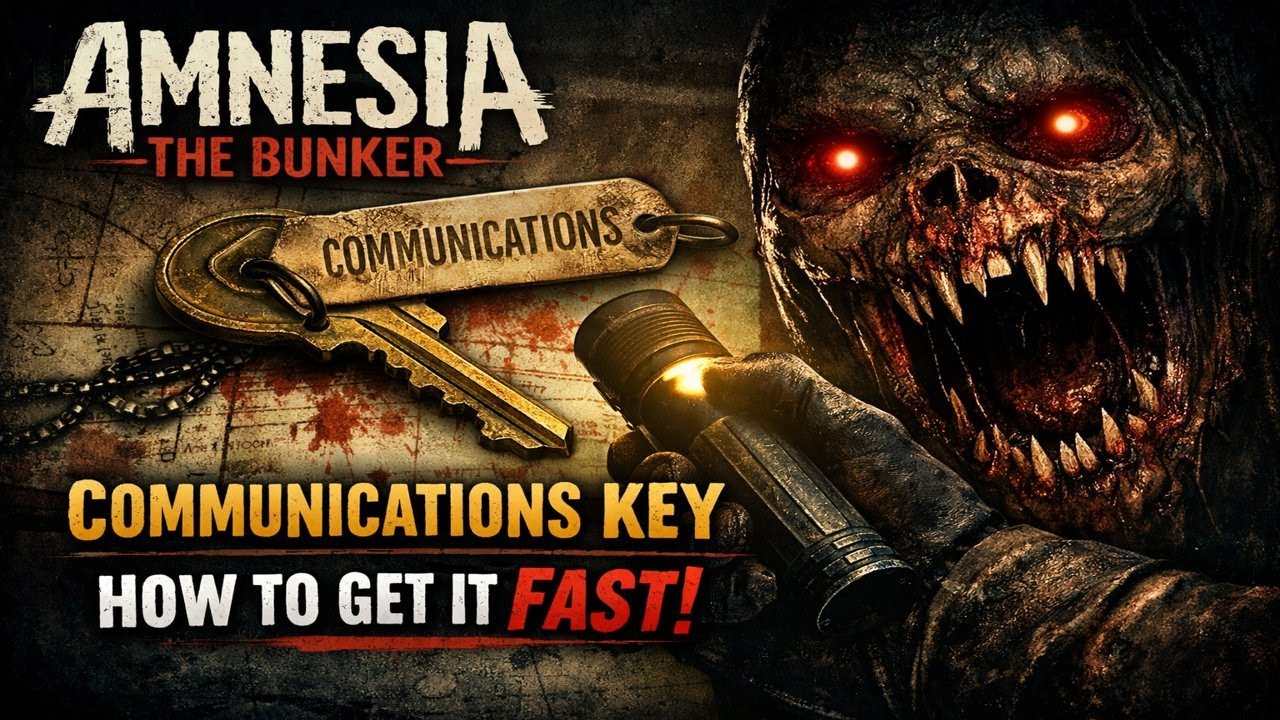 Amnesia The Bunker  - Communications Key