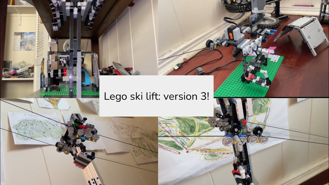 Lego ski lift: version 3