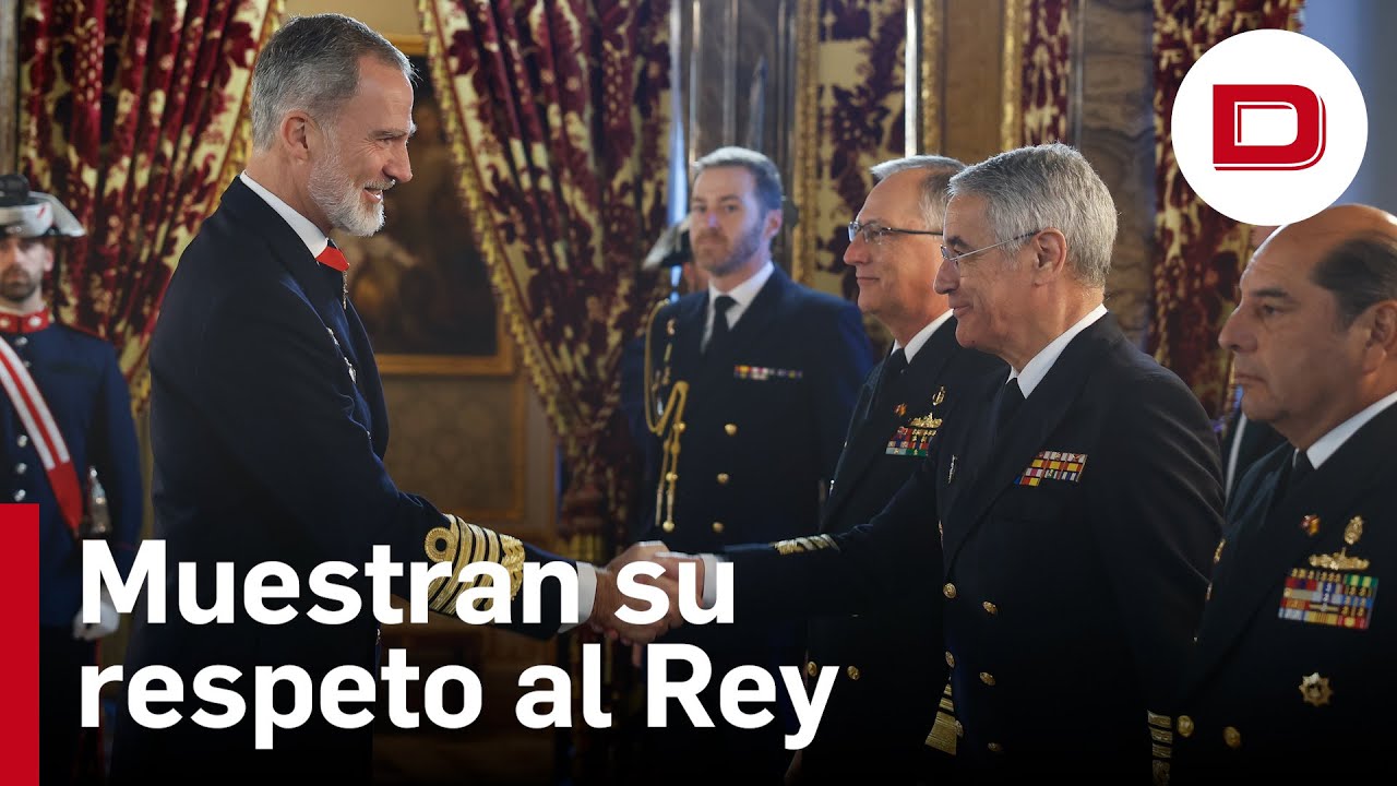 El solemne recibimiento de Felipe VI a la Marina de Guerra de Perú