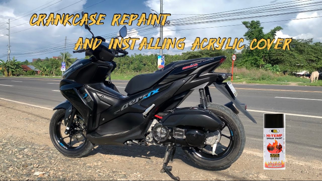 DIY CRANKCASE REPAINT ON MY AEROX155 v2