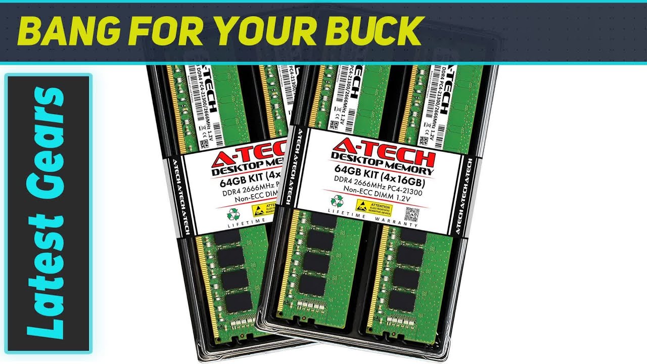 A-Tech 64GB DDR4 2666 MHz UDIMM PC4-21300 - The Best Upgrade for Your Desktop