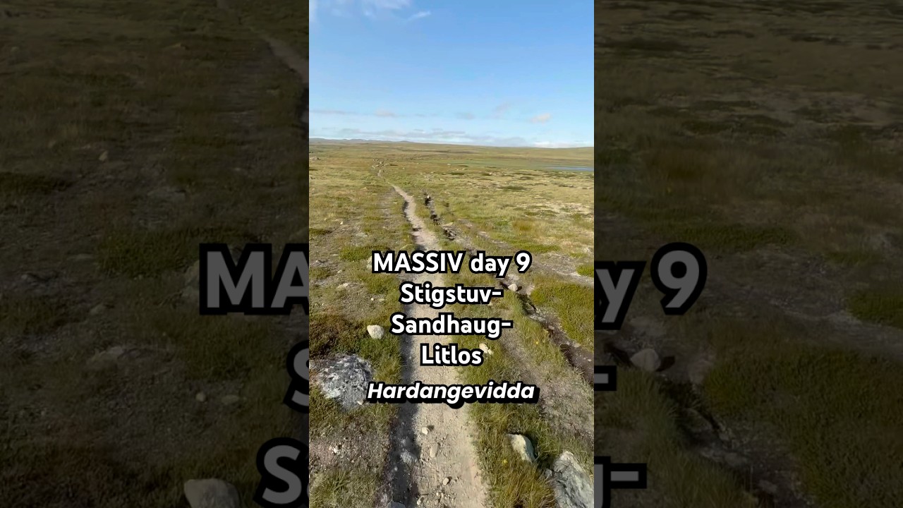 Day 9 of my MASSIV adventure. Double stage from Stigstuv to Litlos. #massiv #norway #hardangervidda