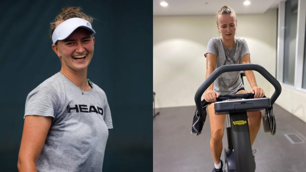Barbora Krejcikova Practice & Training Routine (Full Body Tennis Workouts)