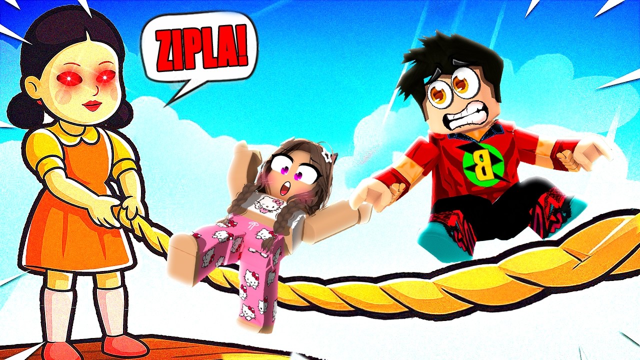 ROBLOX'TA SQUİD GAME 3 İP ATLAMA OYUNU OYNADIK 😱