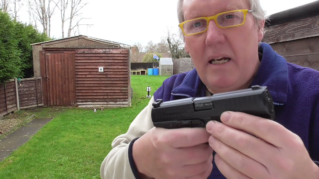 Umarex Walther PPQ M2 (chain mag) (55mm Spring) shooting Test 14/12/2021