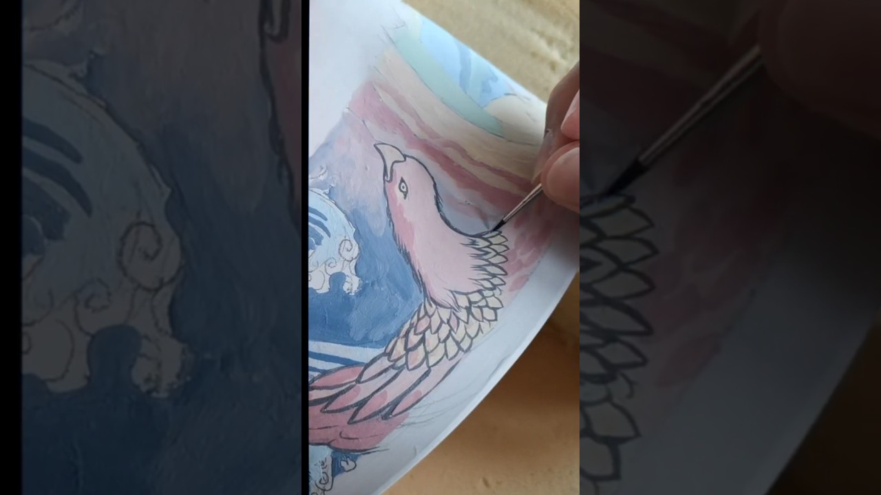 How to Paint with Underglaze Color on Pottery #tutorial #ceramics #painting #pottery #clay
