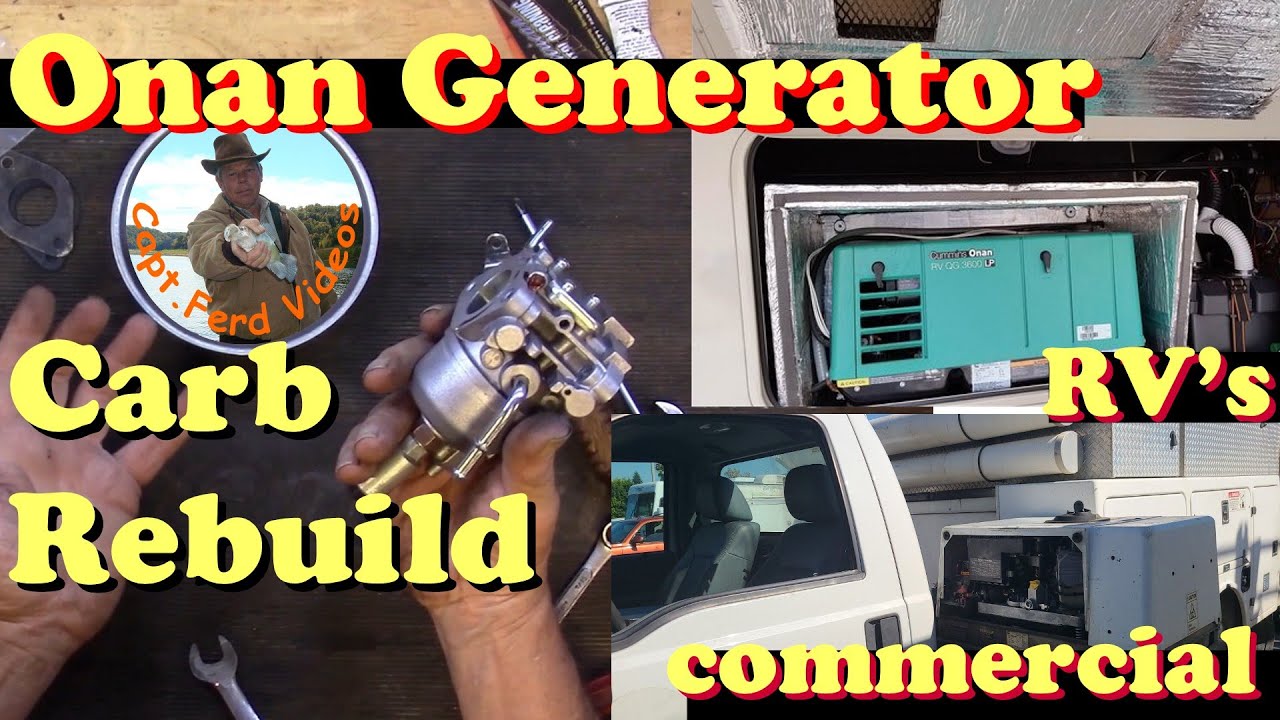 Onan Cummins Generator Carburetor Rebuild for RV's and Commercial Trucks