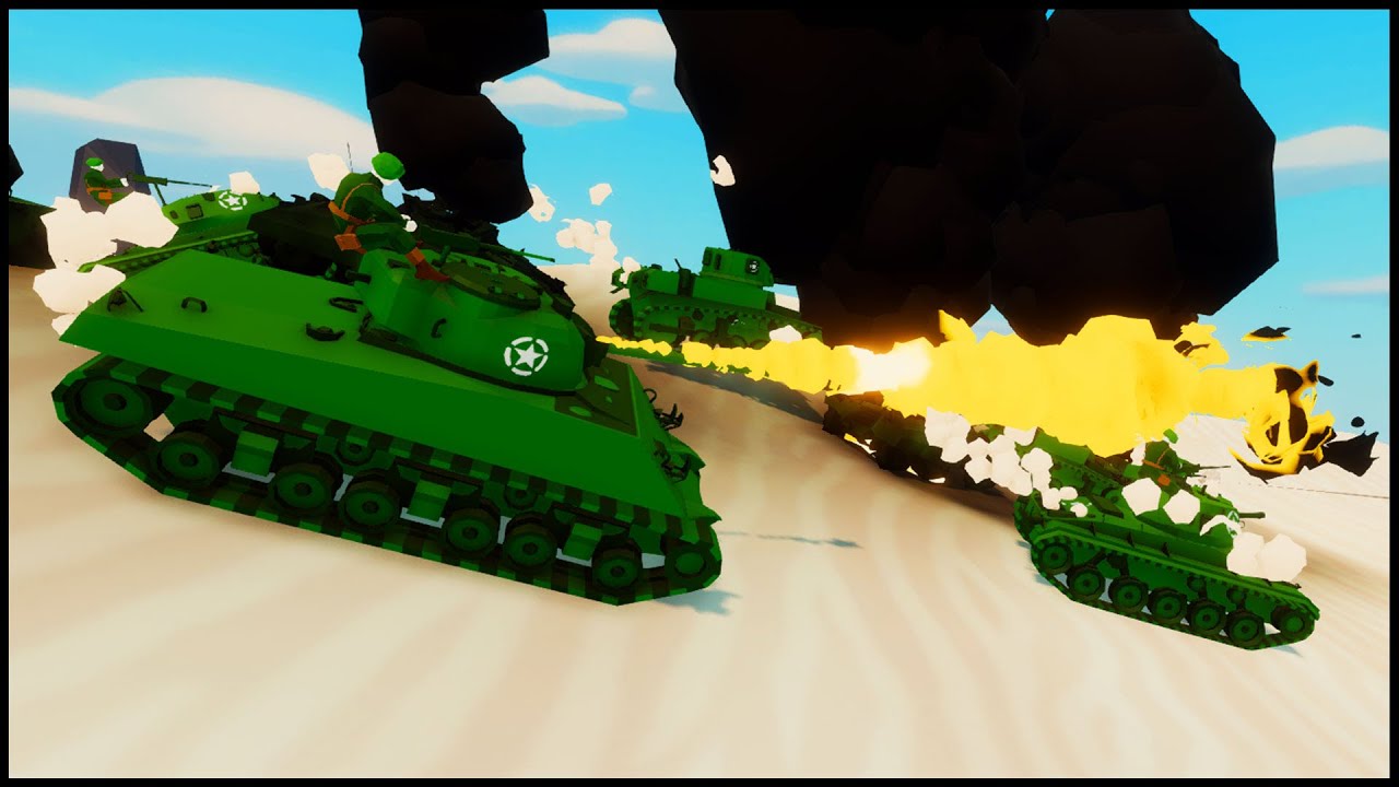 FLAME TANKS vs GERMAN PANZERS! - Total Tank Simulator: US Campaign 2