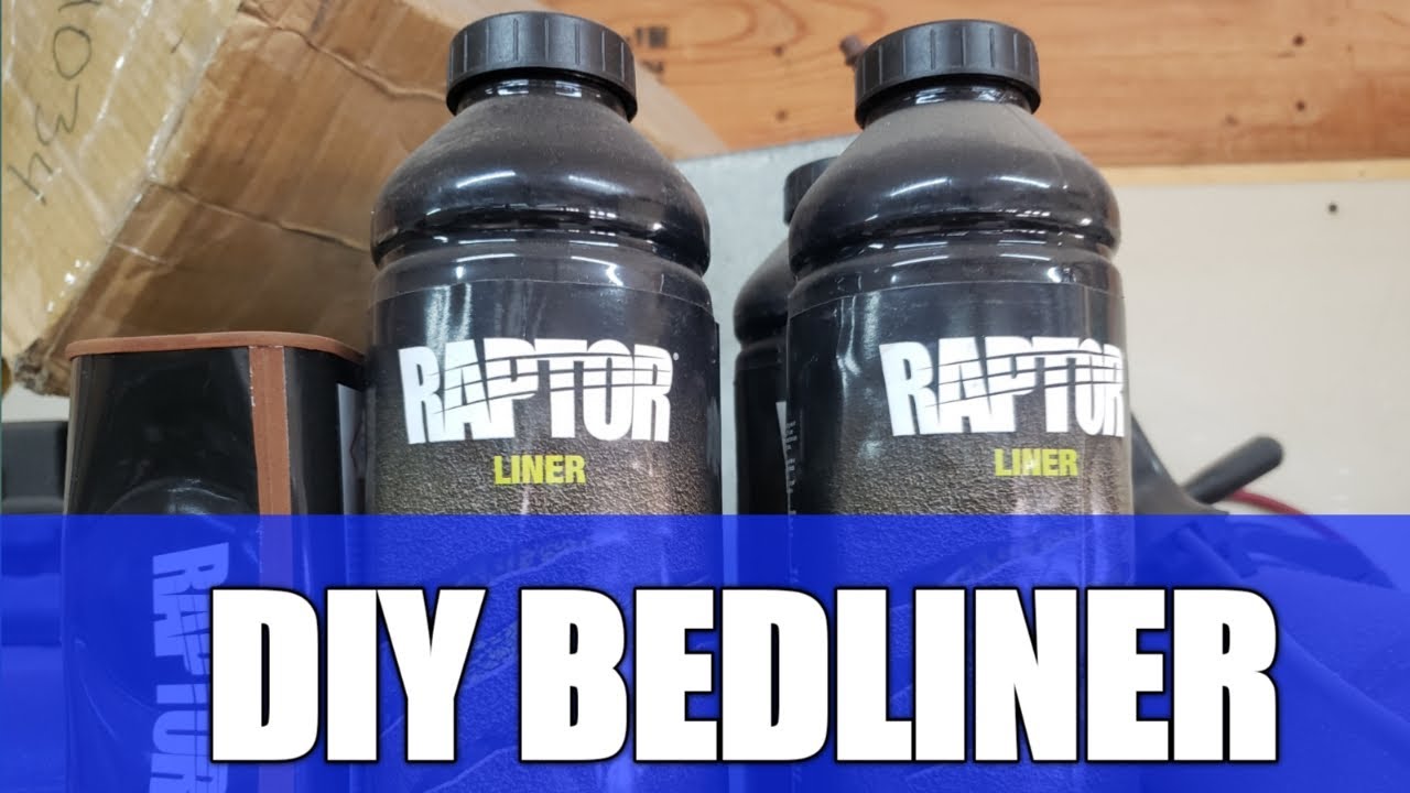 Bed liner - U-Pol Raptor liner spraying and demonstration. - A great how to video