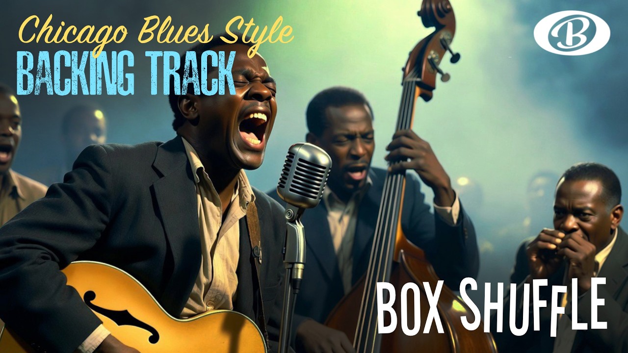 Chicago Box Shuffle backing track in G | also known as an 'uptown' box shuffle