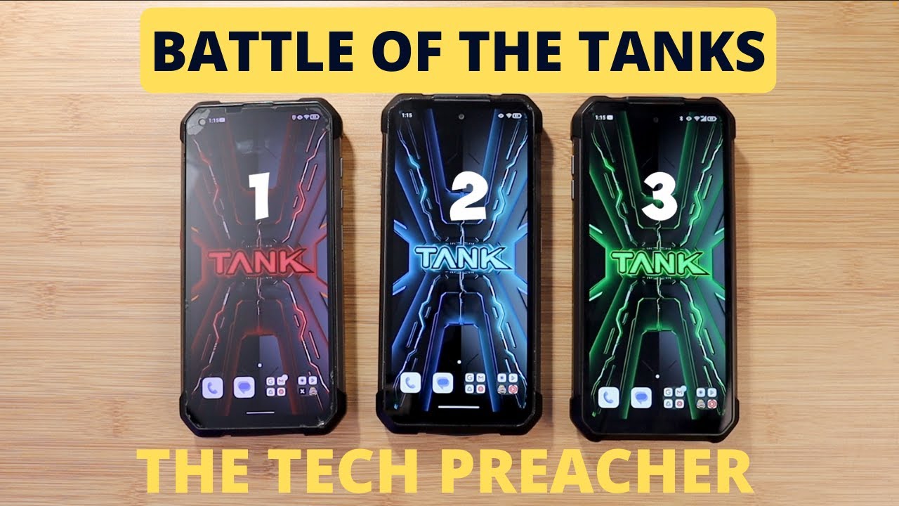 Unihertz Tank 1 Vs Tank 2 & Tank 3 | Performance, Display, Build Quality