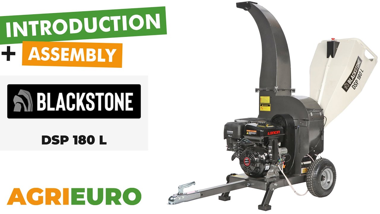 BlackStone DSP 180 L - Petrol-powered shredder - Presentation and assembly