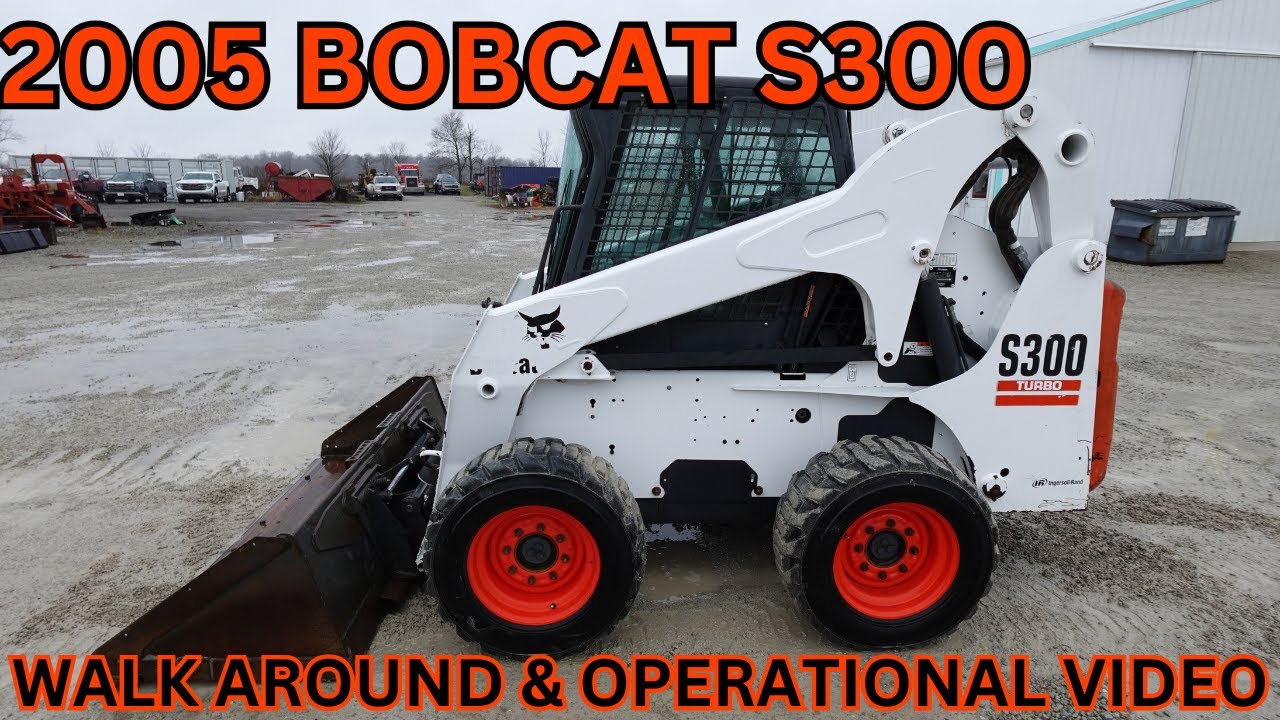 2005 Bobcat S300 Skid Steer Loader Walk Around & Operational Video     $29,900