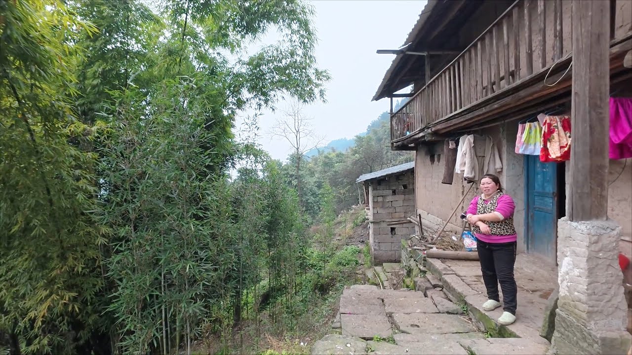 中国山村徒步，看看大山深处普通人的生活