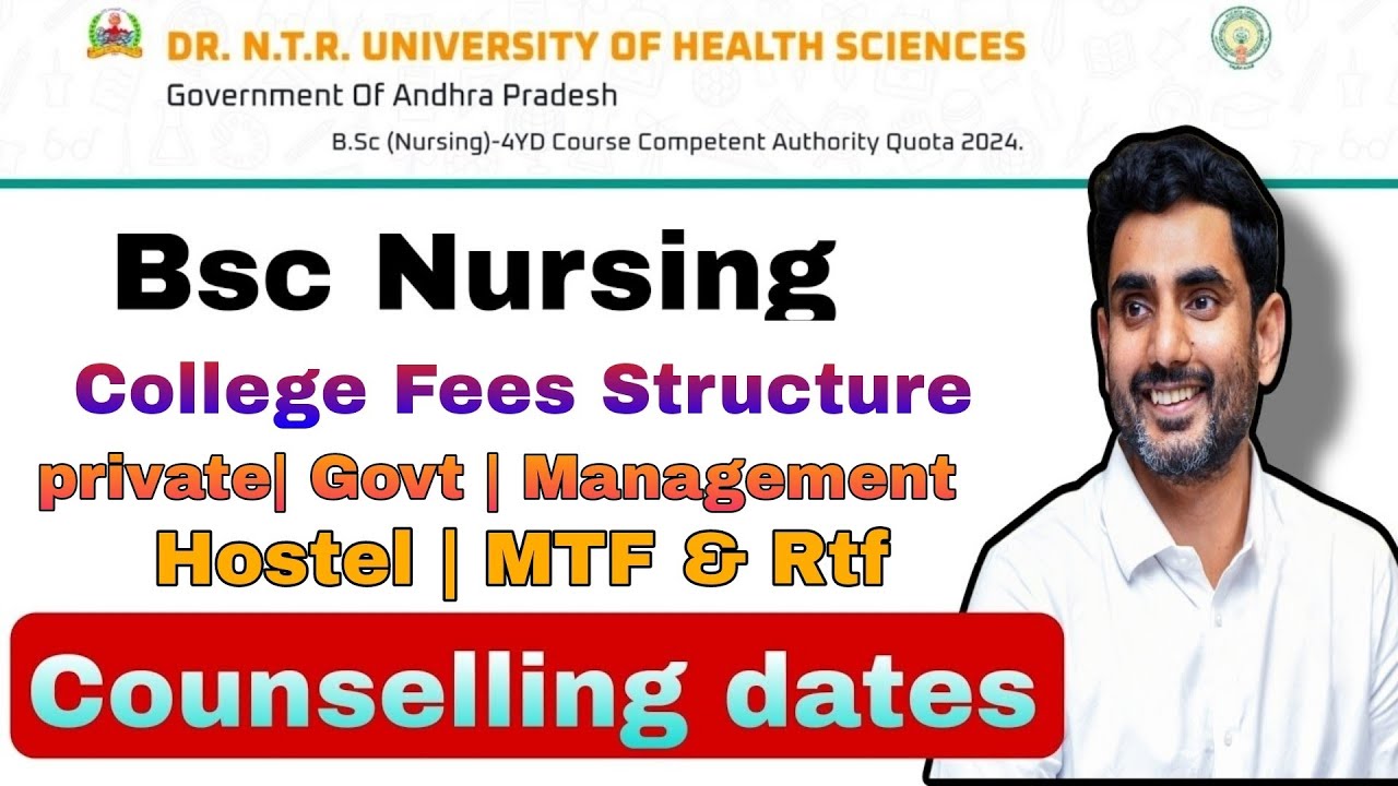 Bsc Nursing Fees Structure |web options | AP & Ts | Complete Fees details A to Z | KNRUHS | NTRUHS
