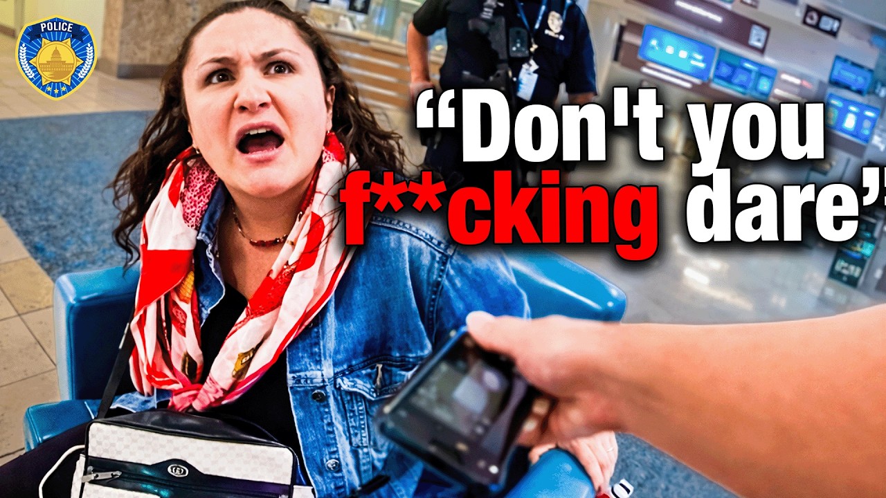 Racist Karen Causes Airport Chaos, Dragged Out by Police  | Karens Getting Arrested By Police