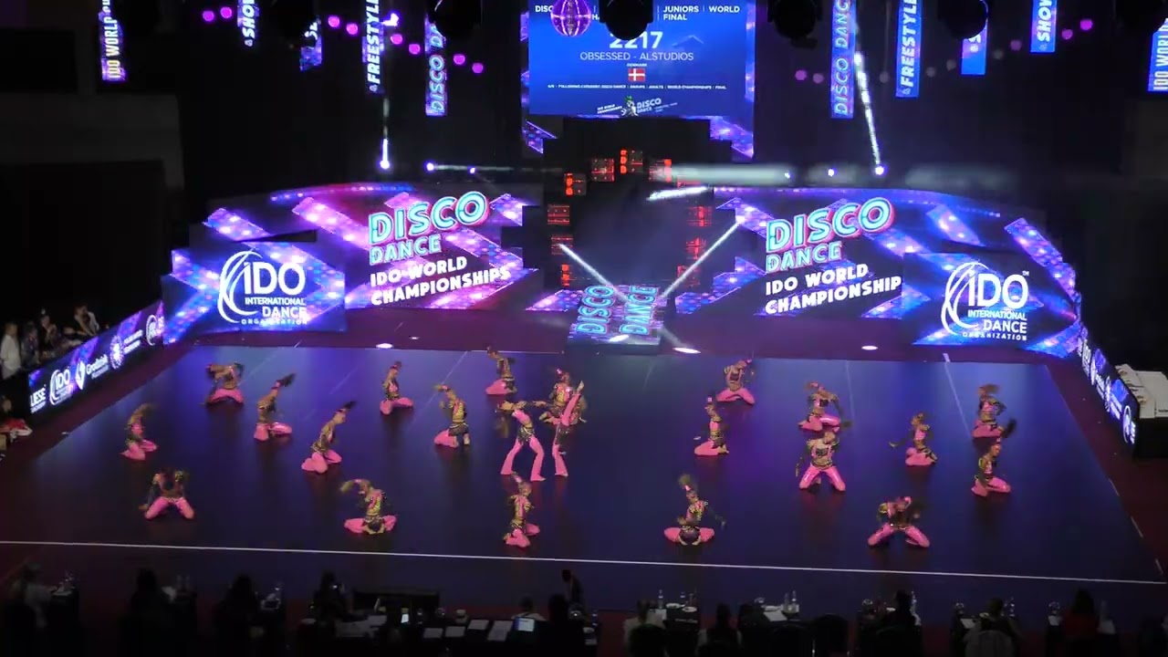 IDO World Disco Dance Championships 2025 | Formations | Juniors | 2 | Finał   | 2217 OBSESSED ALSTUD
