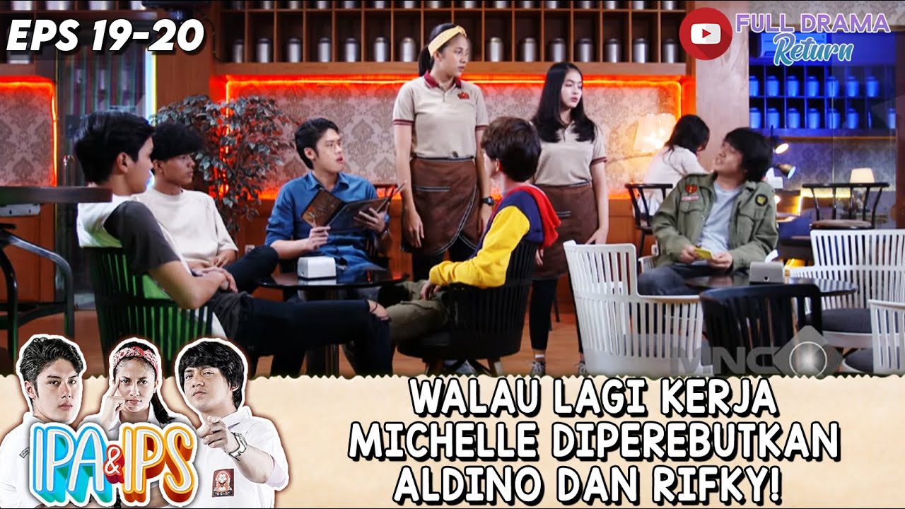 WALAU LAGI KERJA MICHELLE DIPEREBUTKAN ALDINO DAN RIFKY! - IPA & IPS