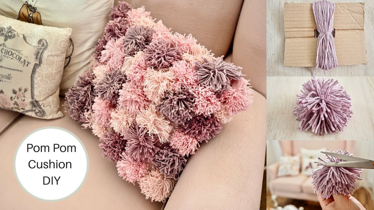 How to make a Pom Pom cushion