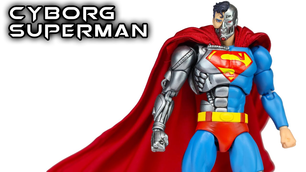 Mafex CYBORG SUPERMAN No.164 Return of Superman Action Figure Review