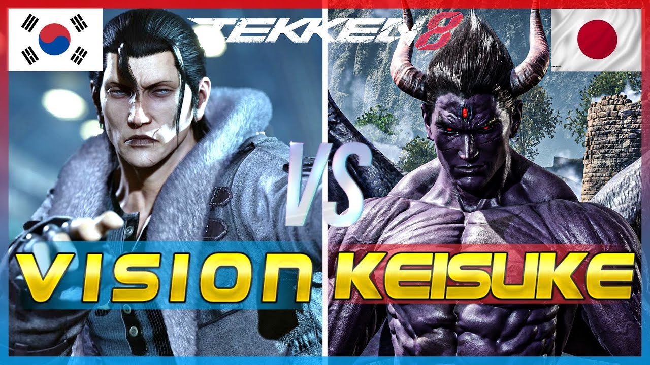 Tekken 8 🔥 Keisuke (#1 Kazuya) Vs Vision (Dragunov) 🔥 Ranked Matches