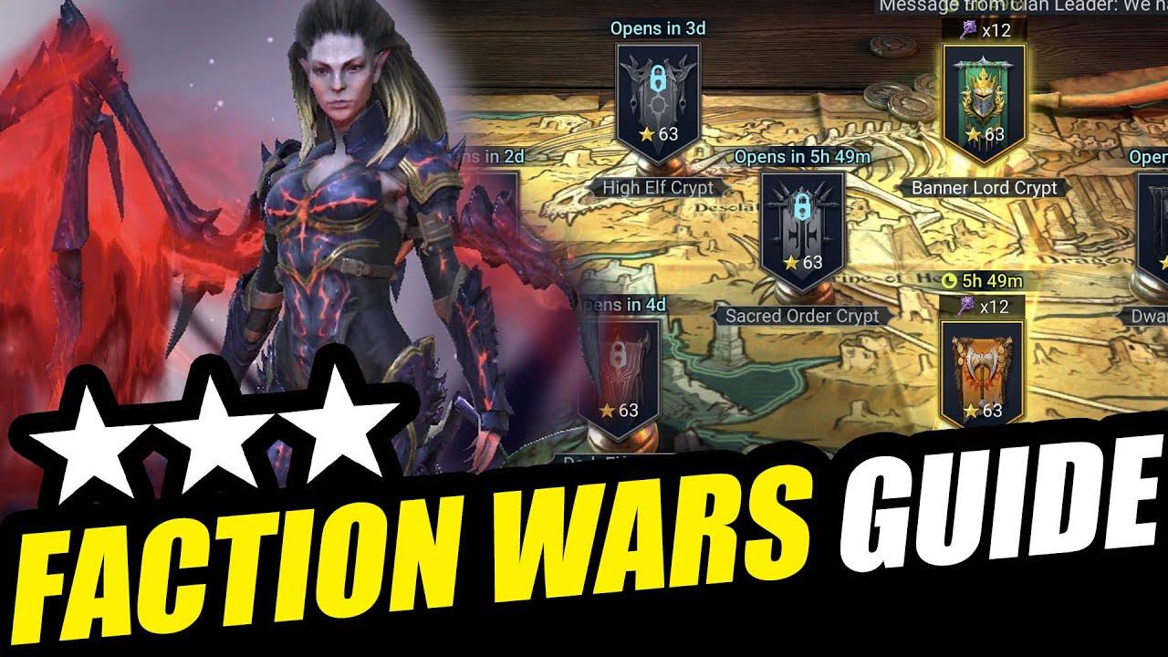 FACTION WARS FULL GUIDE - Bosses, strategy and champion roles in RAID: Shadow Legends