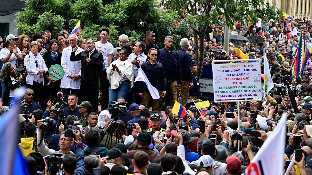 Presidente Gustavo Petro, durante su participación en #ALasCallesPorColombia - 7 de junio de 2023
