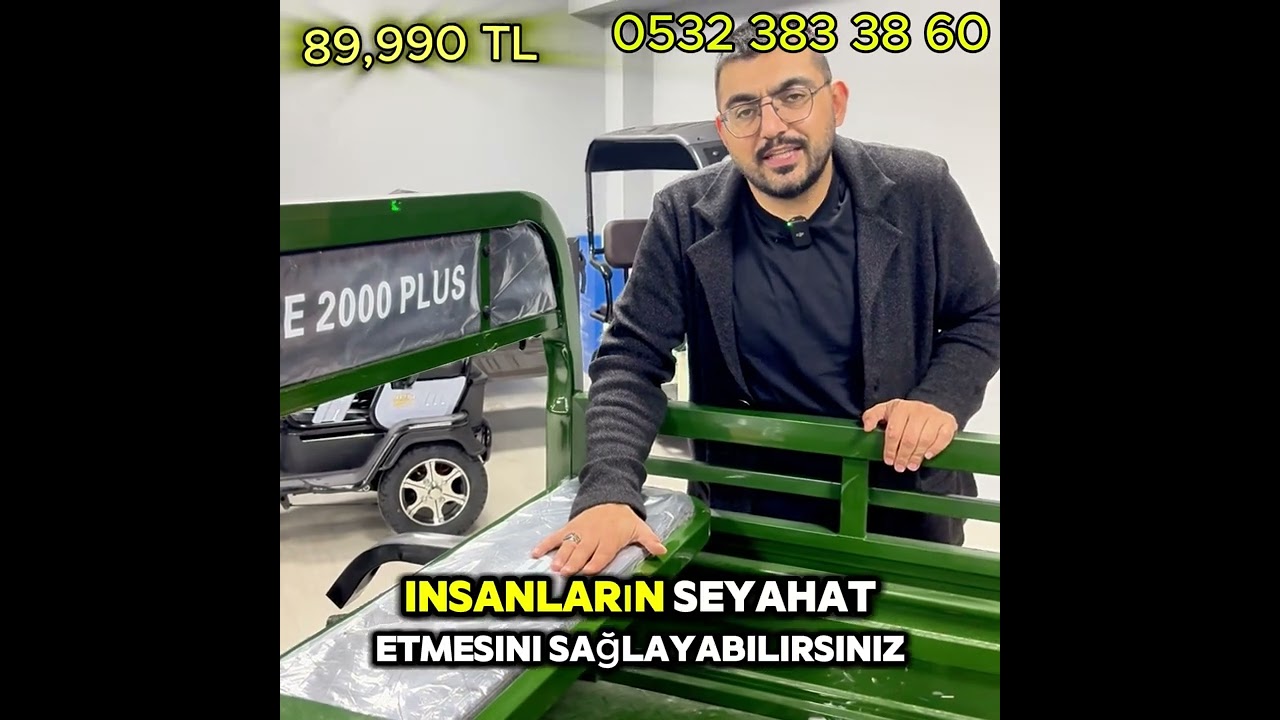 Üç Tekerlekli Kasalı Elektrikli Motosiklet Aşırı Güçlü Sfm Express Sizlerle. 0532 383 38 60