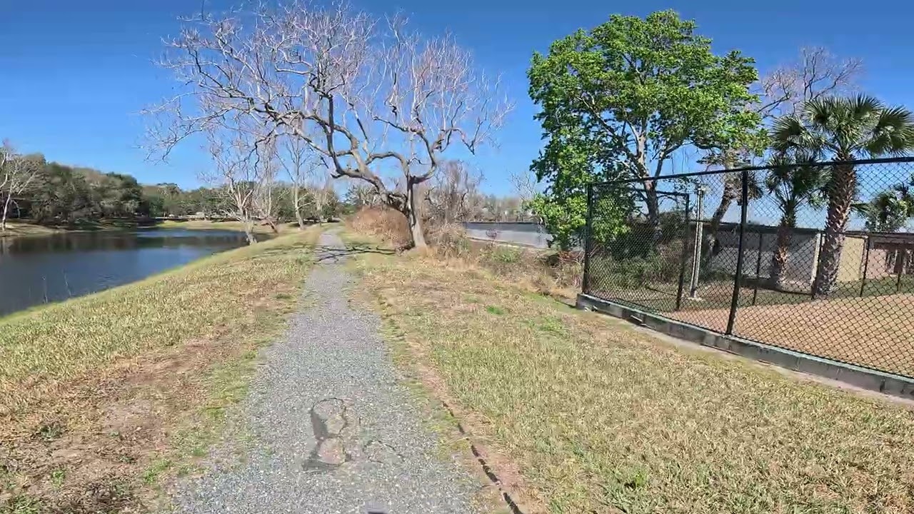 Come for a Relaxing Walk Around A Lake in 4k