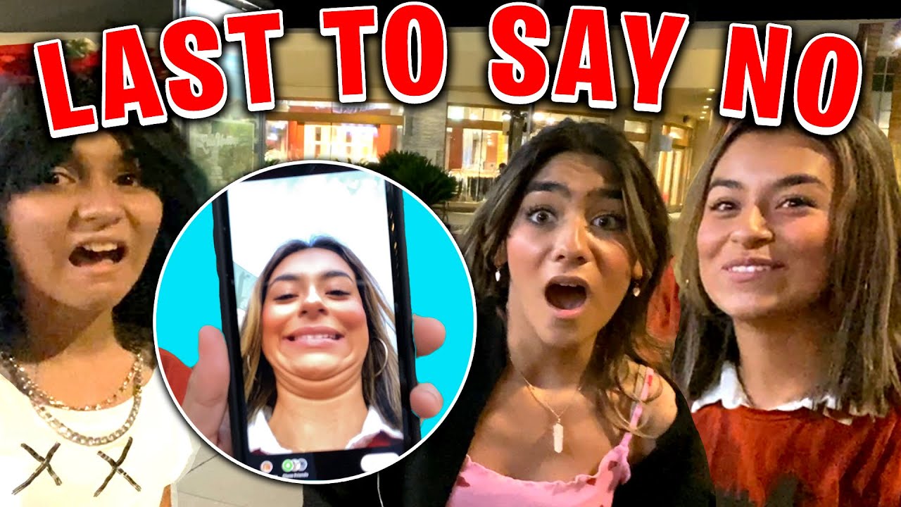 Last to say NO wins DARES in public | GEM Sisters