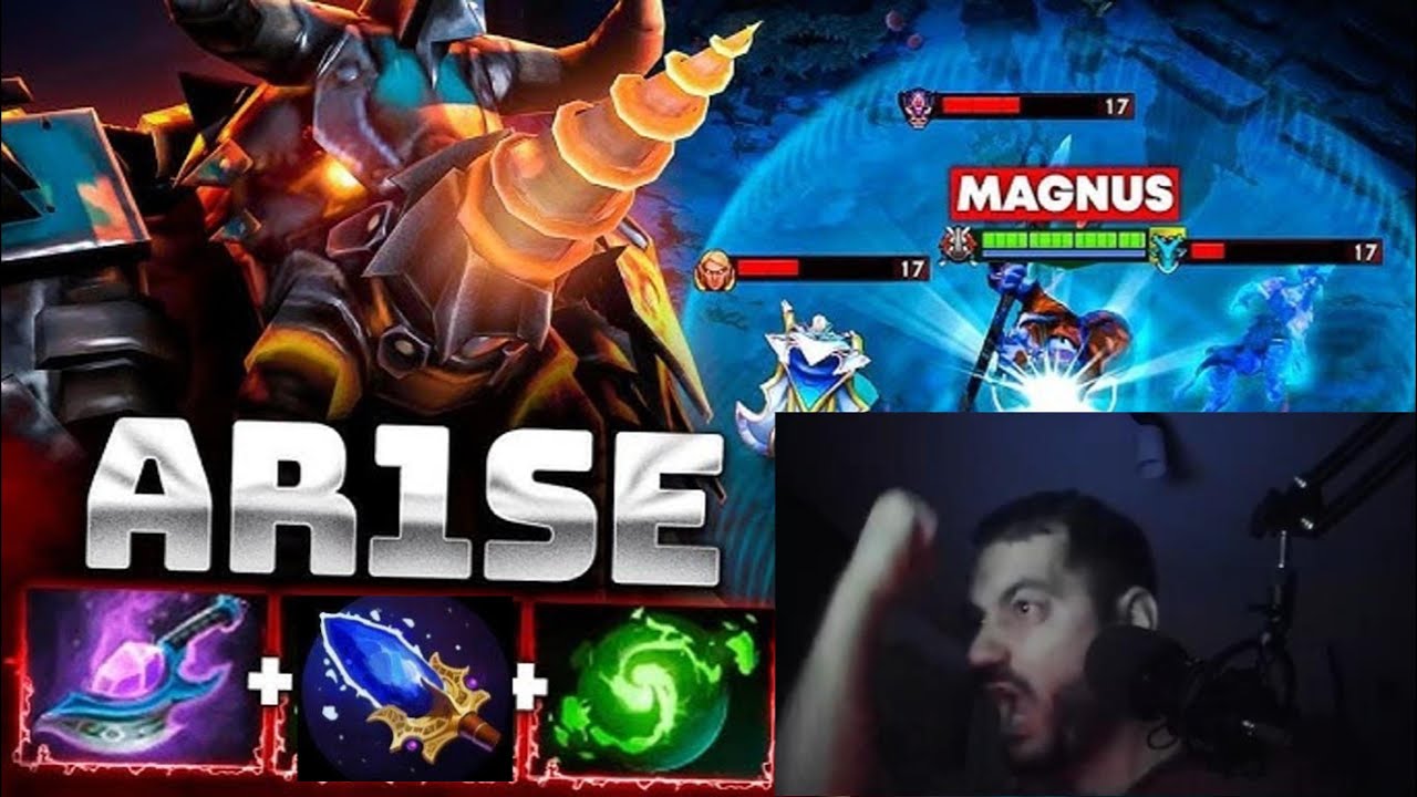 Ar1se Magnus Huge Plays Tried My Best Hard Games Dota 2 Highlights !!
