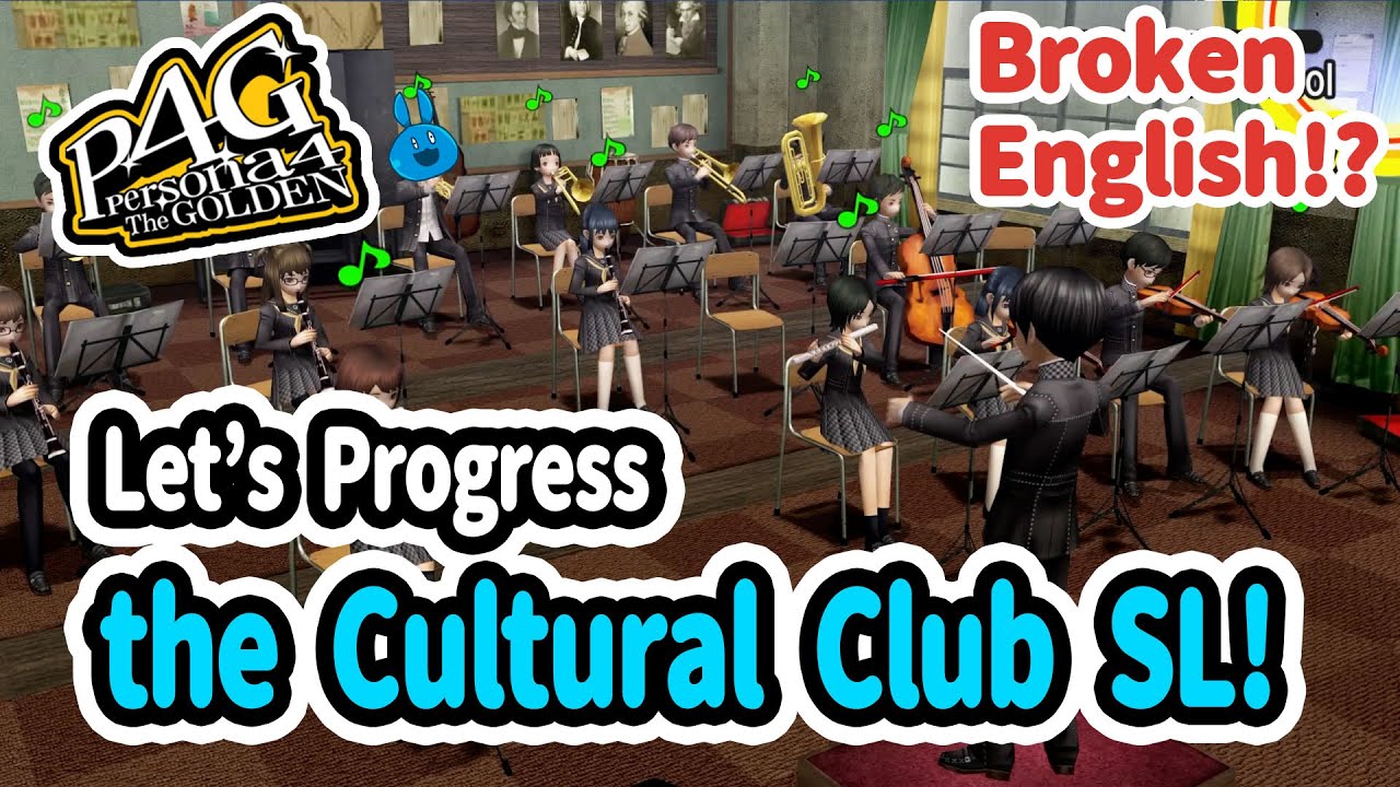 Playing Persona4... With My Very Broken English🐰😂🐰#35|Cultural Club Social Link