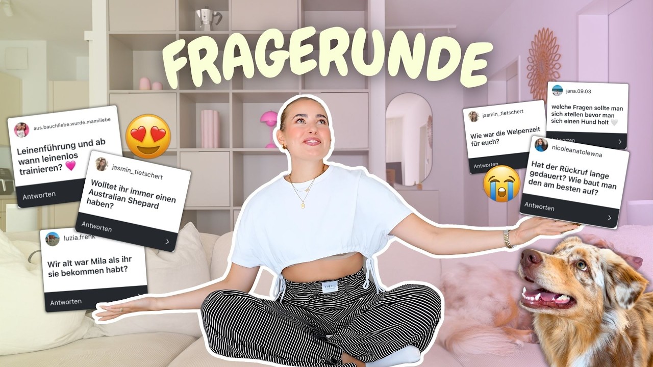 100% EHRLICHES Q&A 👀 Eure Fragen zum Thema Hund, Erziehung und Training ✨